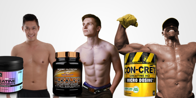 Three types of creatine for three different athletes