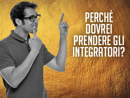 Gli integratori alimentari sono una integrazione al cibo.