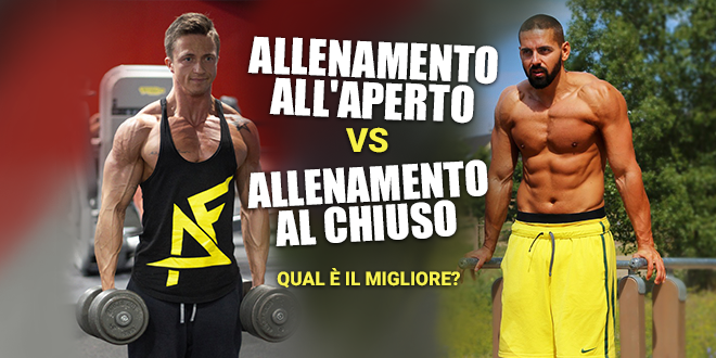 ellenamento all’aperto vs allenamento al chiuso